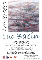 Luc Babin à la Galerie de Mézières d'Eaubonne , Atelier Luc Babin